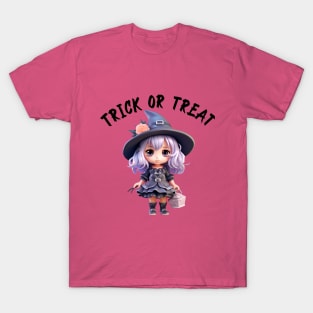 Trick or Treat Little Girl Witch T-Shirt